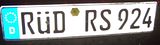 Euro plate